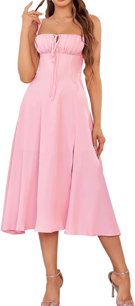 The "Enchanted" Corset Midi Dress
